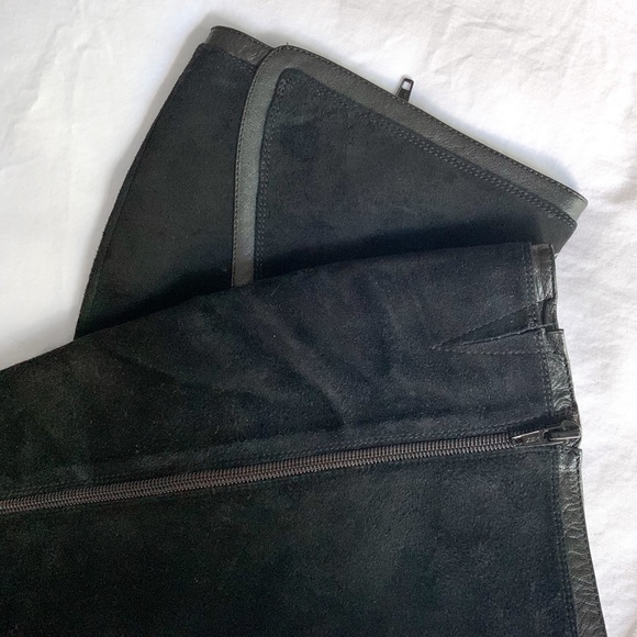 CHARLES DAVID Suede/Patent Knee High Boot - Picture 6 of 6